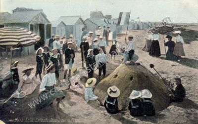 Carte postale ancienne Riva Bella — Ouistreham (Calvados)