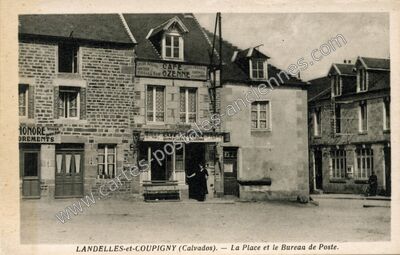 Carte postale ancienne Landelles — Landelles-et-Coupigny (Calvados)
