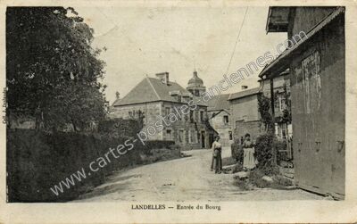 Carte postale ancienne Landelles — Landelles-et-Coupigny (Calvados)