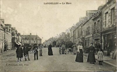 Carte postale ancienne Landelles — Landelles-et-Coupigny (Calvados)