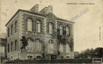 Carte postale ancienne Landelles — Landelles-et-Coupigny (Calvados)
