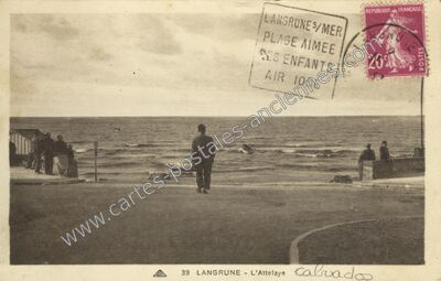 Carte postale ancienne Langrune — Langrune-sur-Mer (Calvados)
