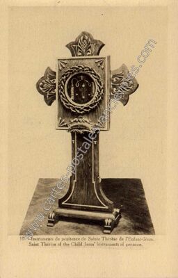 Carte postale ancienne Instruments de pénitence de Sainte Thérèse de l'Enfant-Jésus — Lisieux (Calvados)