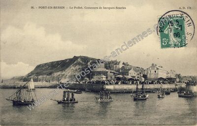 Carte postale ancienne Port en Bessin — Port-en-Bessin-Huppain (Calvados)
