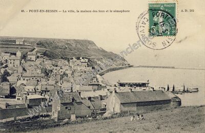 Carte postale ancienne Port en Bessin — Port-en-Bessin-Huppain (Calvados)