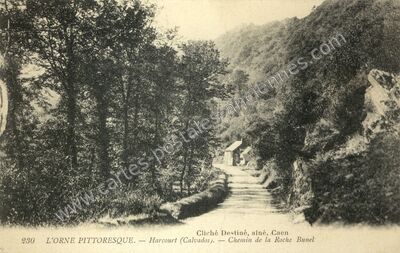 Carte postale ancienne Harcourt — Thury-Harcourt (Calvados)