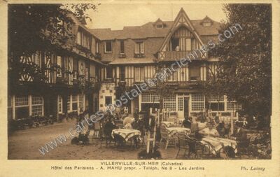Carte postale ancienne Villerville sur Mer — Villerville (Calvados)