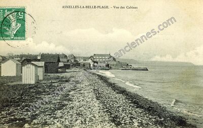 Carte postale ancienne Asnelles la belle Plage — Asnelles (Calvados)