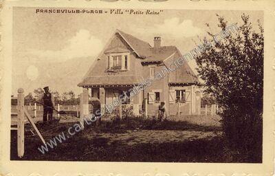 Carte postale ancienne Franceville Plage — Merville-Franceville-Plage (Calvados)