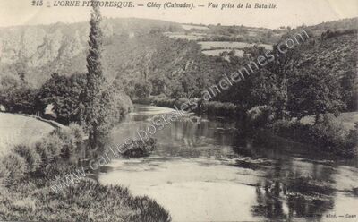Carte postale ancienne L'Orne pittoresque. Vue prise de la Bataille — Clécy (Calvados)