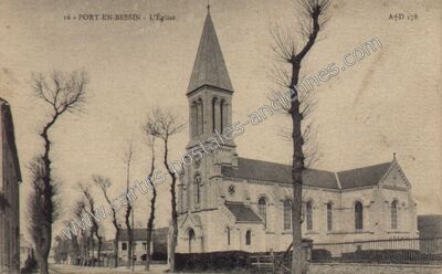 Carte postale ancienne Port en Bessin — Port-en-Bessin-Huppain (Calvados)