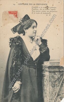 Carte postale ancienne Costume de la Provence — Non Localisée (Bouches-du-Rhône)