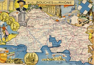 Carte postale ancienne Bouches du Rhone — Non Localisée (Bouches-du-Rhône)