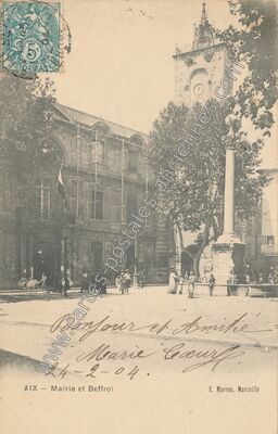 Carte postale ancienne Aix — Aix-en-Provence (Bouches-du-Rhône)