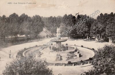 Carte postale ancienne Aix — Aix-en-Provence (Bouches-du-Rhône)