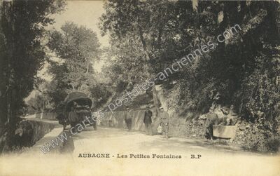 Carte postale ancienne Les Petites Fontaines — Aubagne (Bouches-du-Rhône)