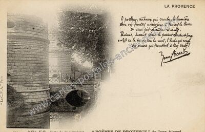 Carte postale ancienne Arles — La Barben (Bouches-du-Rhône)