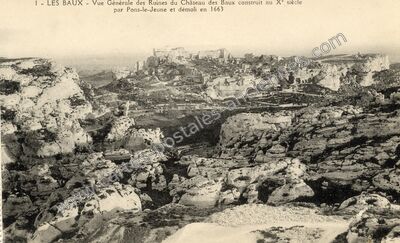 Carte postale ancienne Les Baux — Les Baux-de-Provence (Bouches-du-Rhône)