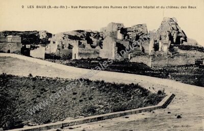Carte postale ancienne Les Baux — Les Baux-de-Provence (Bouches-du-Rhône)