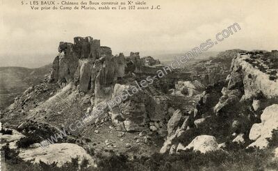 Carte postale ancienne Les Baux — Les Baux-de-Provence (Bouches-du-Rhône)