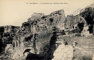 Carte postale ancienne Les Baux — Les Baux-de-Provence (Bouches-du-Rhône)