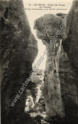Carte postale ancienne Les Baux — Les Baux-de-Provence (Bouches-du-Rhône)