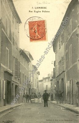 Carte postale ancienne Lambesc — Lambesc (Bouches-du-Rhône)