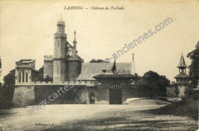 Carte postale ancienne Château des Taillades — Lambesc (Bouches-du-Rhône)