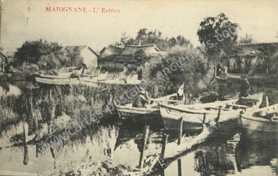 Carte postale ancienne L' Estéou — Marignane (Bouches-du-Rhône)