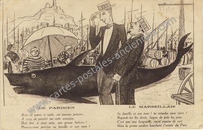 Carte postale ancienne Humour — Marseille (Bouches-du-Rhône)