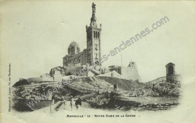 Carte postale ancienne Notre Dame de la Garde — Marseille (Bouches-du-Rhône)