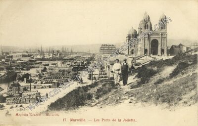 Carte postale ancienne Les Ports de la Joliette — Marseille (Bouches-du-Rhône)