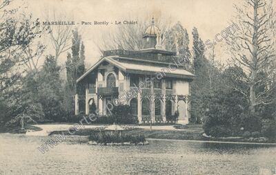 Carte postale ancienne Parc Borély - Le Châlet — Marseille (Bouches-du-Rhône)