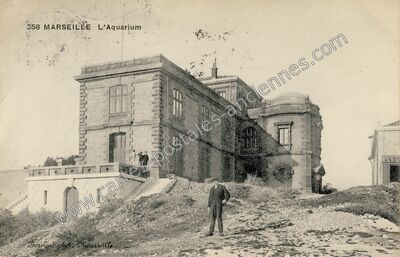 Carte postale ancienne L'Aquarium — Marseille (Bouches-du-Rhône)