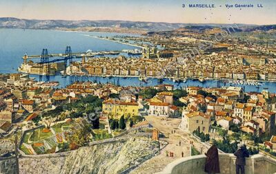 Carte postale ancienne Vue Générale LL — Marseille (Bouches-du-Rhône)