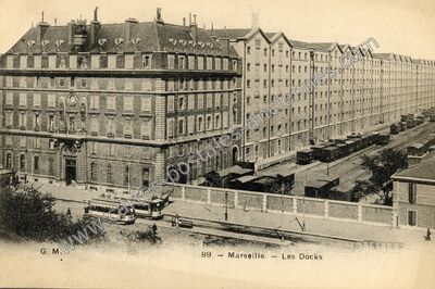 Carte postale ancienne Les Docks — Marseille (Bouches-du-Rhône)