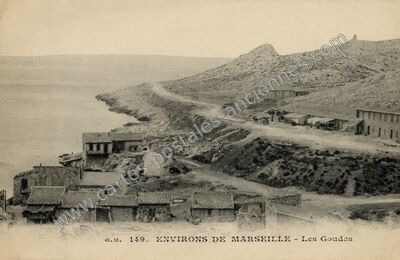 Carte postale ancienne Environs de Marseille - Les Goudes — Marseille (Bouches-du-Rhône)