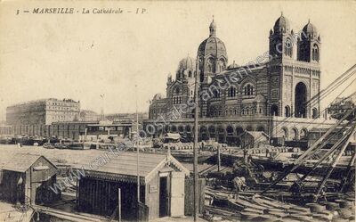Carte postale ancienne La Cathédrale — Marseille (Bouches-du-Rhône)