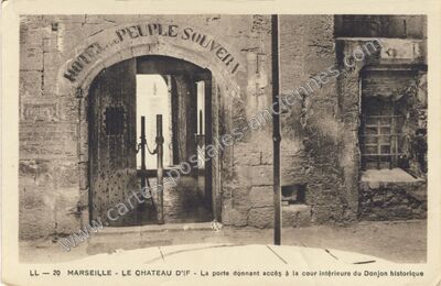 Carte postale ancienne Hôtel du Peuple Souverain — Marseille (Bouches-du-Rhône)