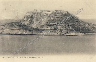 Carte postale ancienne L'Ile de Ratonneau — Marseille (Bouches-du-Rhône)
