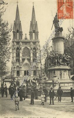 Carte postale ancienne L'Église des Réformés — Marseille (Bouches-du-Rhône)