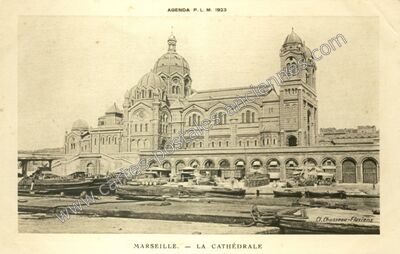 Carte postale ancienne La Cathédrale — Marseille (Bouches-du-Rhône)