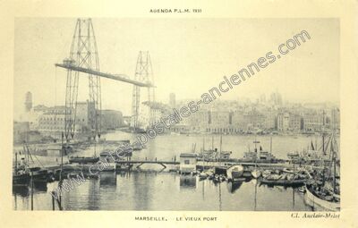 Carte postale ancienne Le Vieux Port — Marseille (Bouches-du-Rhône)