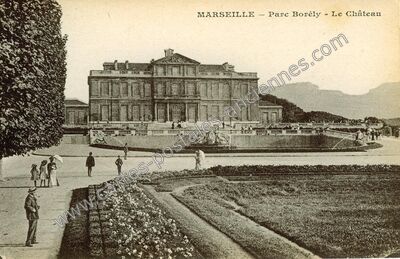 Carte postale ancienne Parc Borély - Le Château — Marseille (Bouches-du-Rhône)
