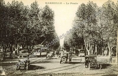Carte postale ancienne Le Prado — Marseille (Bouches-du-Rhône)