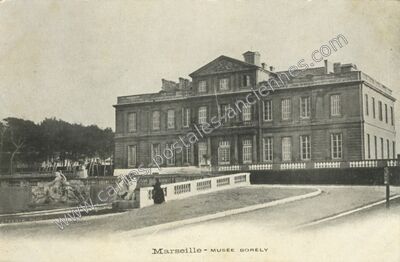 Carte postale ancienne Musée Borély — Marseille (Bouches-du-Rhône)