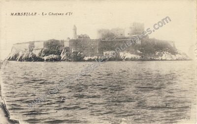 Carte postale ancienne Le Château d'If — Marseille (Bouches-du-Rhône)
