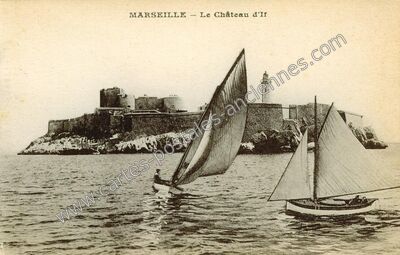 Carte postale ancienne Le Château d'If — Marseille (Bouches-du-Rhône)