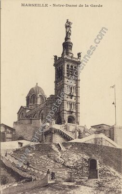 Carte postale ancienne Notre-Dame de la Garde — Marseille (Bouches-du-Rhône)
