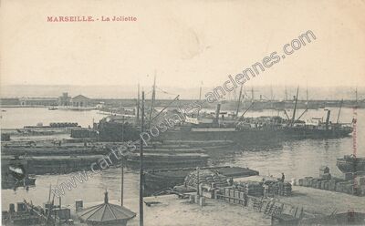 Carte postale ancienne La Joliette — Marseille (Bouches-du-Rhône)
